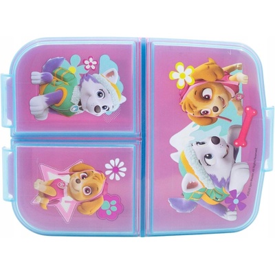 Stor delený plastový box na desiatu Paw Patrol 80720