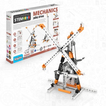 Engino Конструктор Engino Discovering STEM Mechanics - Ролкови задвижвания (6611020195)