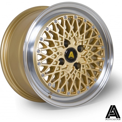 AUTOSTAR Minus 7,5x15 4x100 ET25 gold