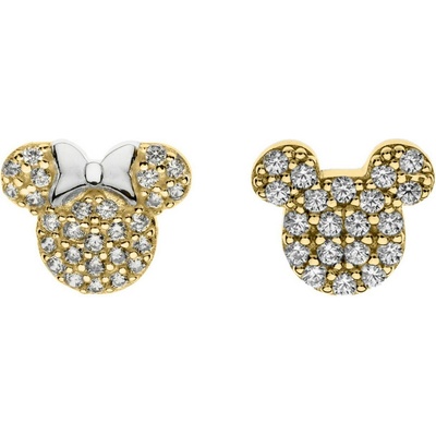 Disney Minnie a Mickey Mouse strieborné ES00121TZWL