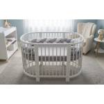Babyhome плетен обиколник за кошара 330 см. Цвят ЗЕЛЕНА (11999)