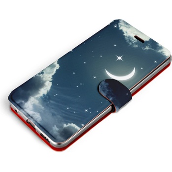 Pouzdro Mobiwear Flip Samsung Galaxy A54 5G - V145P Noční obloha s měsícem