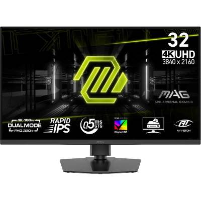 MSI MAG 322URDF E16 31, 5" 4K UHD 160Hz IPS гейминг монитор (9S6-3DD89T-001)