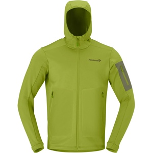 Norrøna Мъжко поларено яке Norrøna Falketind Warm2 Stretch Hood Fleece jacket - Dark Citron / Deep Lichen Green (005-5581-0713)