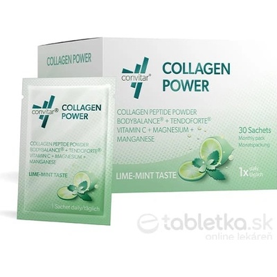 Convitar Collagen Power vrecúška citrón-mäta 30 vreciek