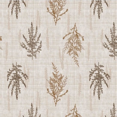Obrus PVC 146B, metráž, 20 m x 140 cm, vetvičky hnedo-sivé, IMPOL TRADE