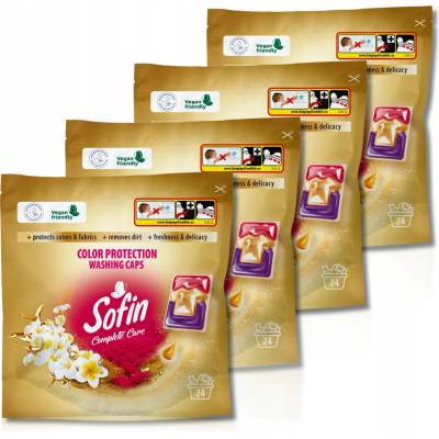 Sofin Complete Care prací kapsle barevného prádla 4 x 24 PD