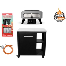 Cozze Záhradná kuchyňa s pizza pecou Set 02