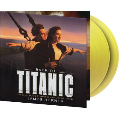 James Horner - Back To Titanic (Deluxe Edition) (Translucent Yellow Coloured) (2 LP) (8719262037335)
