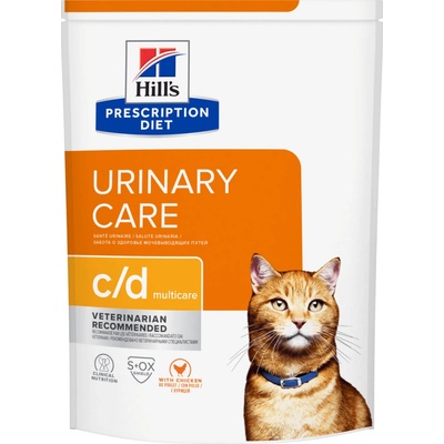 Hill's Prescription Diet C/D Multicare Starostlivosť o močový systém pre mačky 3 kg