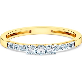 SAVICKI Годежен пръстен savicki: двуцветно злато, диаманти