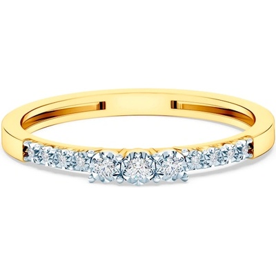 SAVICKI Годежен пръстен savicki: двуцветно злато, диаманти