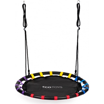 EcoToys zahradní houpačka Čapí hnízdo 100 cm maskáčová šedá