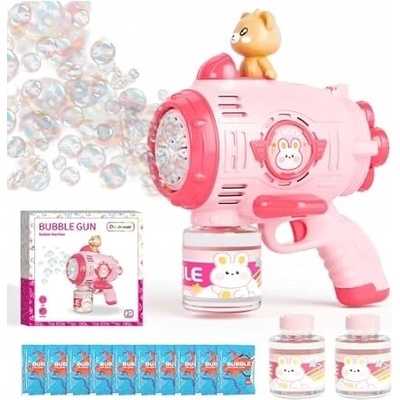 Bubble Gun pre deti bublifuk ružový