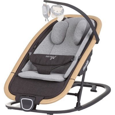 Chipolino Бебешки шезлонг Chipolino - Senso, облачно сиво (SHESO0251CL)