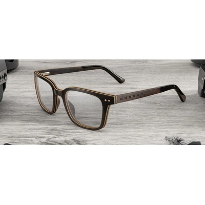 GUNNAR Компютърни очила GUNNAR Muir Ebony (wood), Amber - MUR-12301 (MUR-12301)