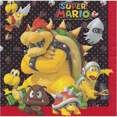 Amscan servítky Super Mario 33x33cm 20ks
