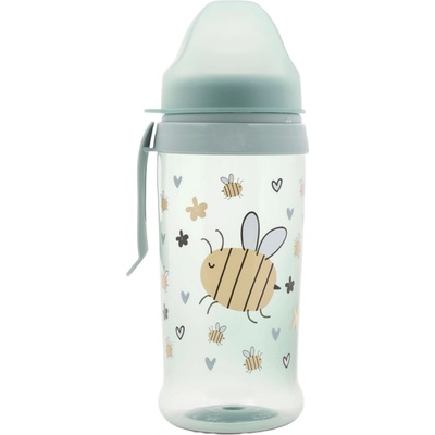 Lorelli Спортна бутилка с мек накрайник Lorelli My Friend - 350 ml, Iceberg Green
