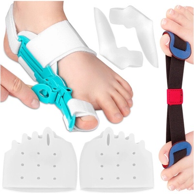 Hallux valgus s nastaviteľnou ortézou na deň aj noc 6 ks
