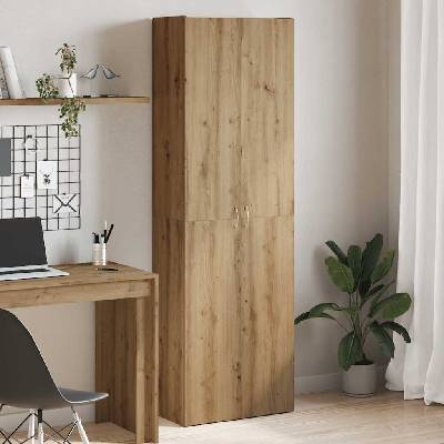 vidaXL Библиотека, дъб артизан, 60x32x190 см, инженерно дърво (3318715)