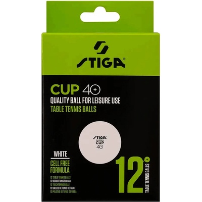 Stiga Cup abs white 12-pack