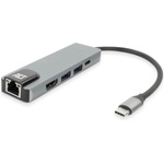 ACT AC7091 USB-C докинг станция с HDMI 4K@60Hz, Gigabit Ethernet, 2x USB-A и USB-C Power Delivery 100W (AC7091)