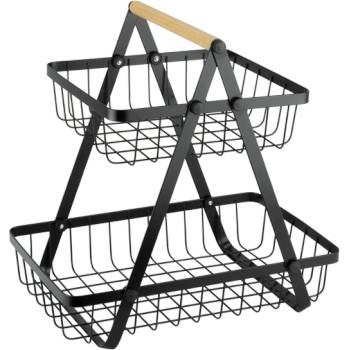 Image 1 of Horecano OLD SCHOOL-Фруктиера правоъгълна две нива 31.5x20xh31cm (232022) (HC-981668) (01981668)