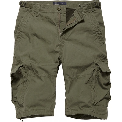 Vintage Industries kraťasy Terrance shorts olivové
