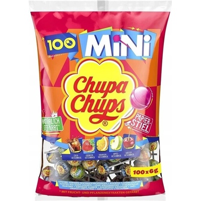 Chupa Chups mini lízátka mix chutí cola 600 g