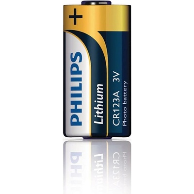 Philips Батерия литиева Philips CR123А, 3V, 1 бр (CR123A/01B)