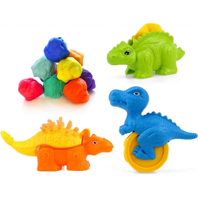 Aga4Kids Plastelína ks + príslušenstvo dinosaury MR1410