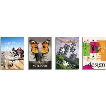 Image 1 of Екобелан Тетрадка А5, 56 листа, широк ред, вестникарска хартия