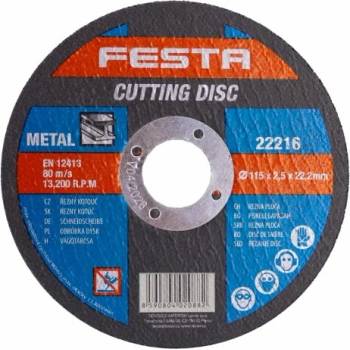 Festa Levior Kotouč řezný 115 x 2,5 x 22,2 mm 22216