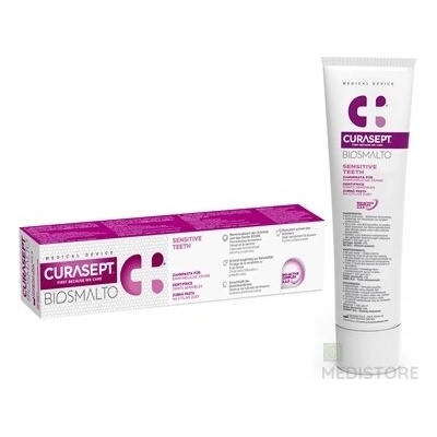 Curasept Biosmalto Sensitive Teeth na citlivé zuby 75 ml