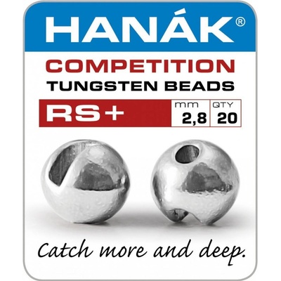 Hanák Competition Tungstenové kuličky RS+ Stříbrná 2,8 mm, 20 ks