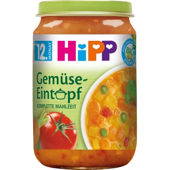 Hipp Био пюре Hipp - Зеленчукова яхния, 250 g (8627)