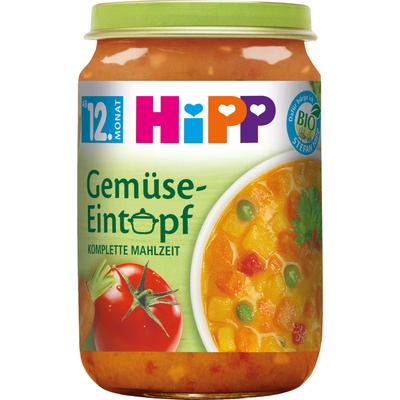 Hipp Био пюре Hipp - Зеленчукова яхния, 250 g (8627)