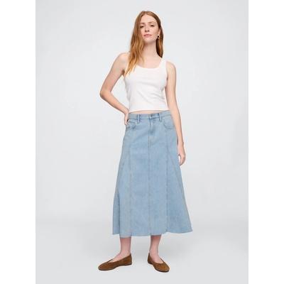 GAP dámská džínsová maxi sukne UltraSoft 744427-00