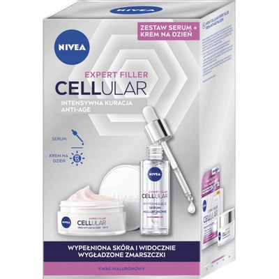 Nivea Cellular Expert Filler denní krém 50 ml + sérum 30 ml