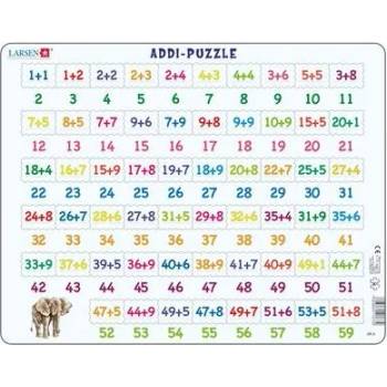 Image 1 of Larsen - Образователен детски пъзел - Събиране - 81 части (AR8)