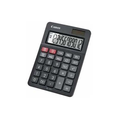 Canon Настолен калкулатор Canon AS-120 II, 12-разряден, Тъмносив, 2060120158