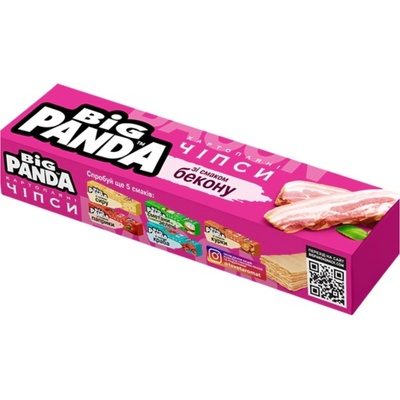 Big Panda Чипс Big Panda с бекон 50 г