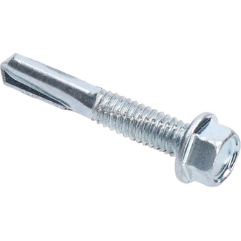 TEX skrutka so zväčšenou vŕtacou schopnosťou, šesťhranná hlava TEX skrutka 5.5x32 samozávrtná s šesťhrannou hlavou a predĺženým vrtáčikom DIN7504K