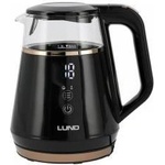 TOYA Electric kettle 1l, temperature control, black Електрически кани