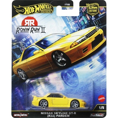 Mattel Hot Wheels prémiové auto Car Culture NISSAN SKYLINE GT-R (R32) PANDEM JBK88