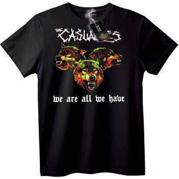 NOONEBRAND Тениска с вълци The Casualties - 2XL, Black