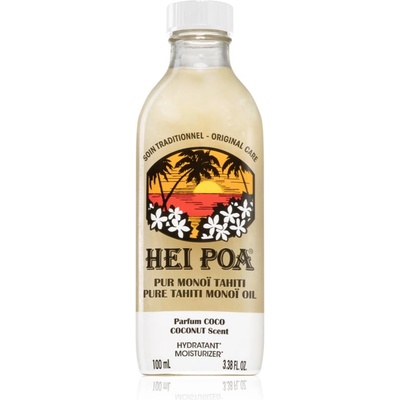 Hei Poa Pure Tahiti Monoï Oil Coconut мултифункционално масло за тяло и коса 100ml
