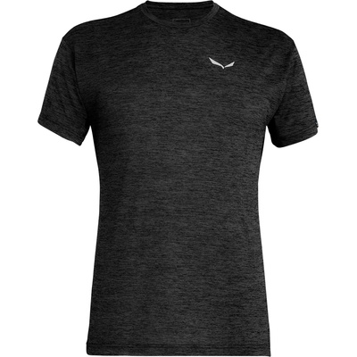 Salewa Мъжка спортна тениска Salewa Puez Melange Dry S/S Tee T-shirt - Black Out Melange II - размер 48 (EU) (016-3030-1212)