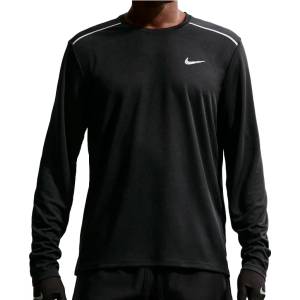 Nike Мъжка блуза с дълъг ръкав Nike Dri-Fit Miler L/S Top Longsleeve - Black / Reflective Silver (217-0738-0112)