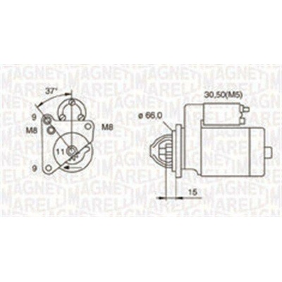 Startér MAGNETI MARELLI 063721260010